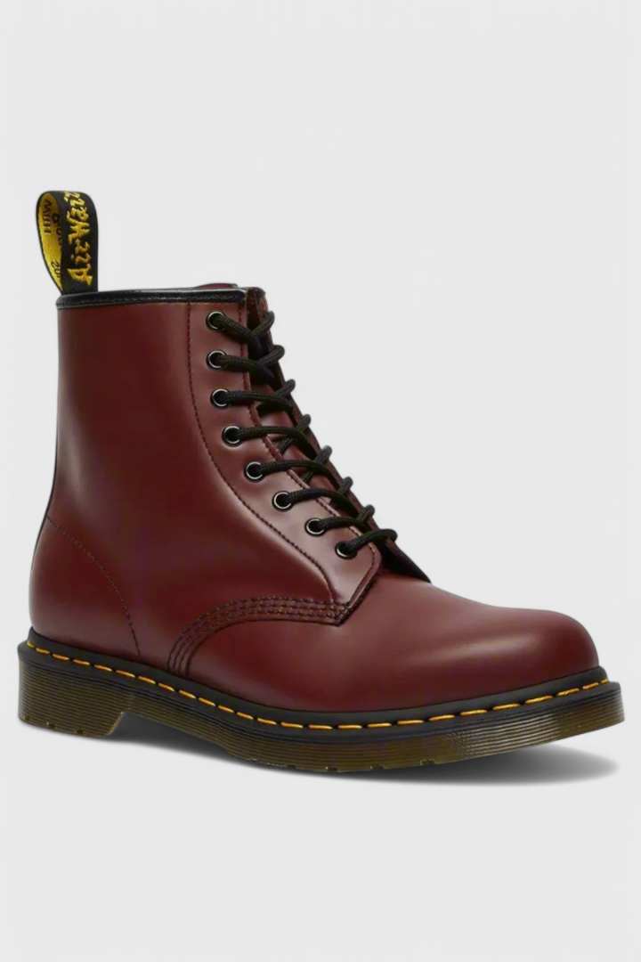 Toni | Botas Militares Negras de Cordones