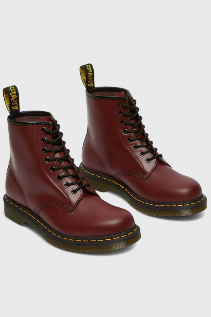 Toni | Botas Militares Negras de Cordones