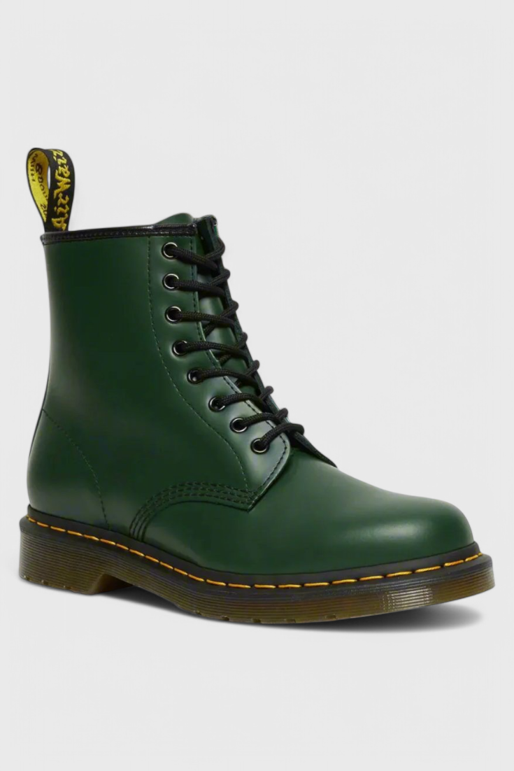 Toni | Botas Militares Negras de Cordones