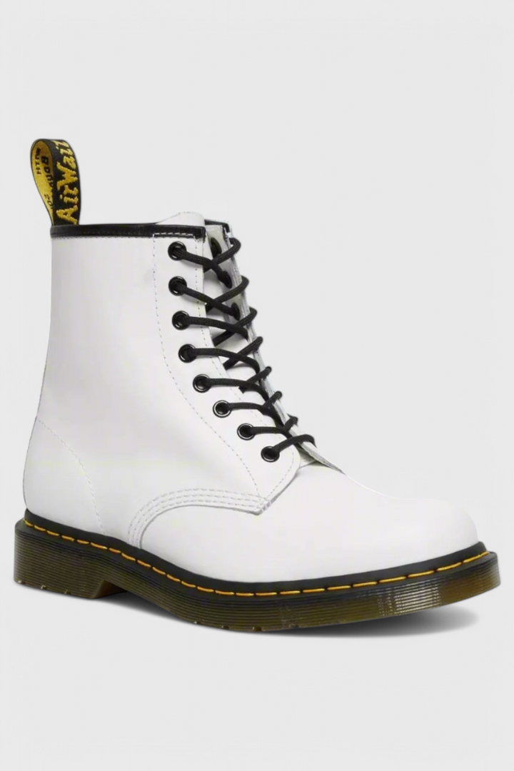 Toni | Botas Militares Negras de Cordones