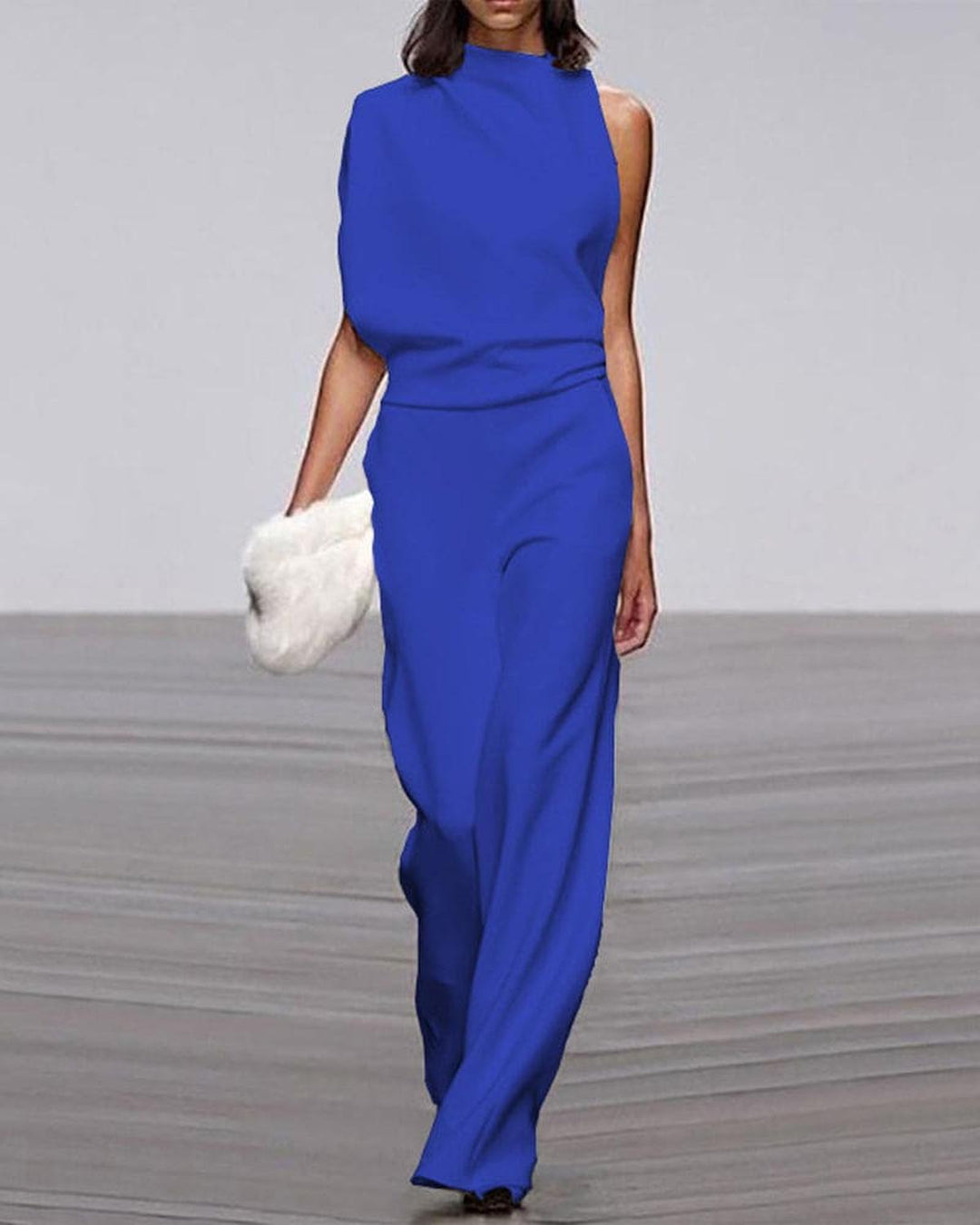 Inés | Conjunto Pantalón Palazzo Blanco Mujer