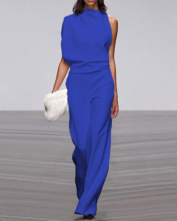 Inés | Conjunto Pantalón Palazzo Blanco Mujer