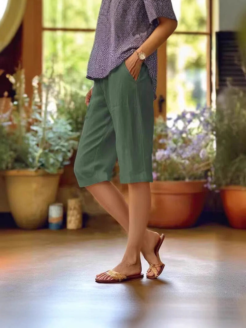 Inés | Pantalón Capri Corte Recto
