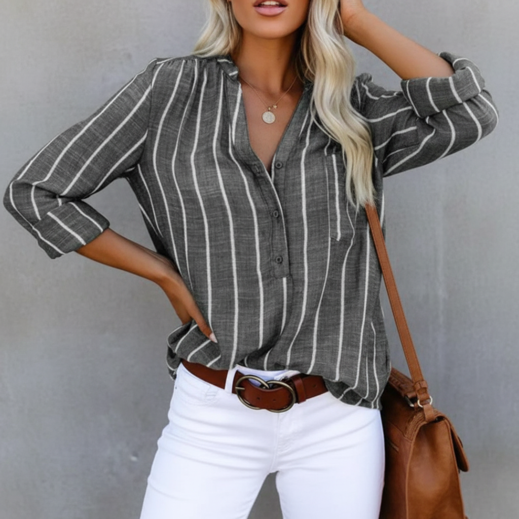 Irene | Blusa Mujer Rayas Manga Larga