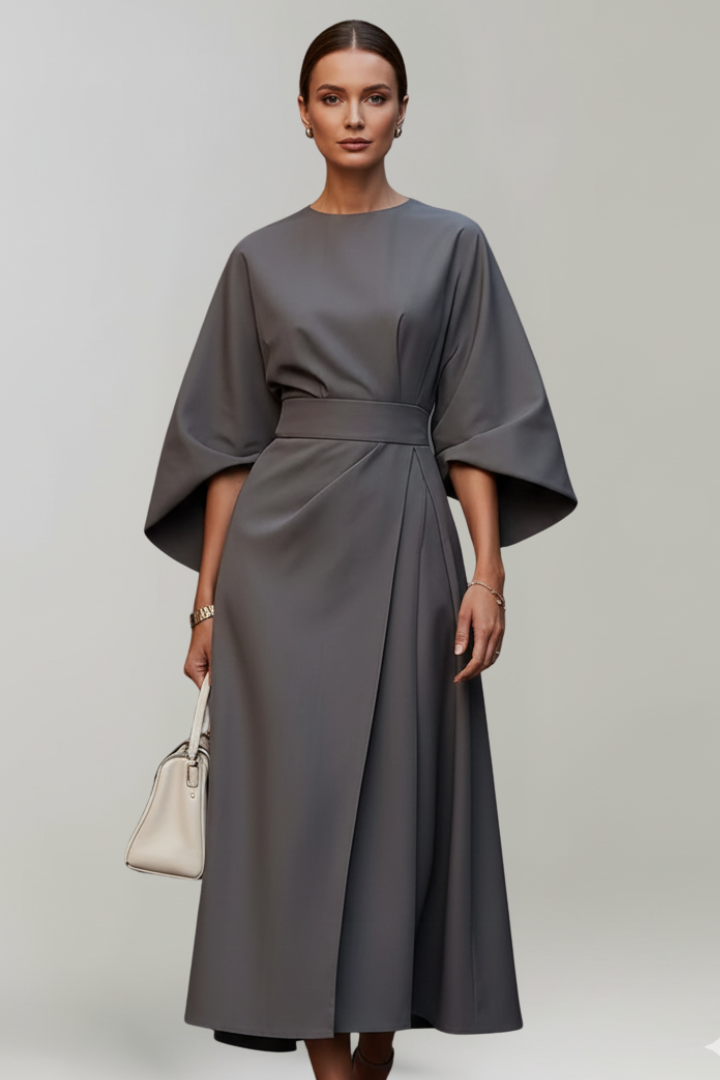 Irene | Vestido Midi Manga Kimono Mujer