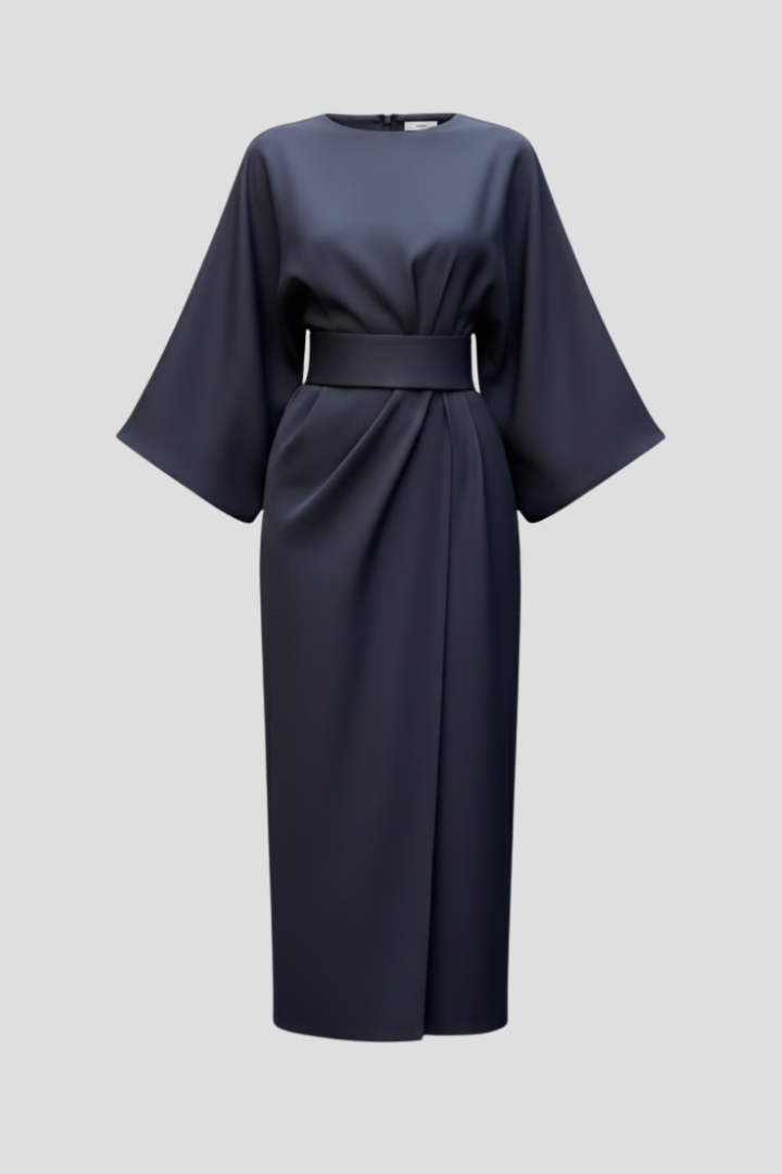Irene | Vestido Midi Manga Kimono Mujer