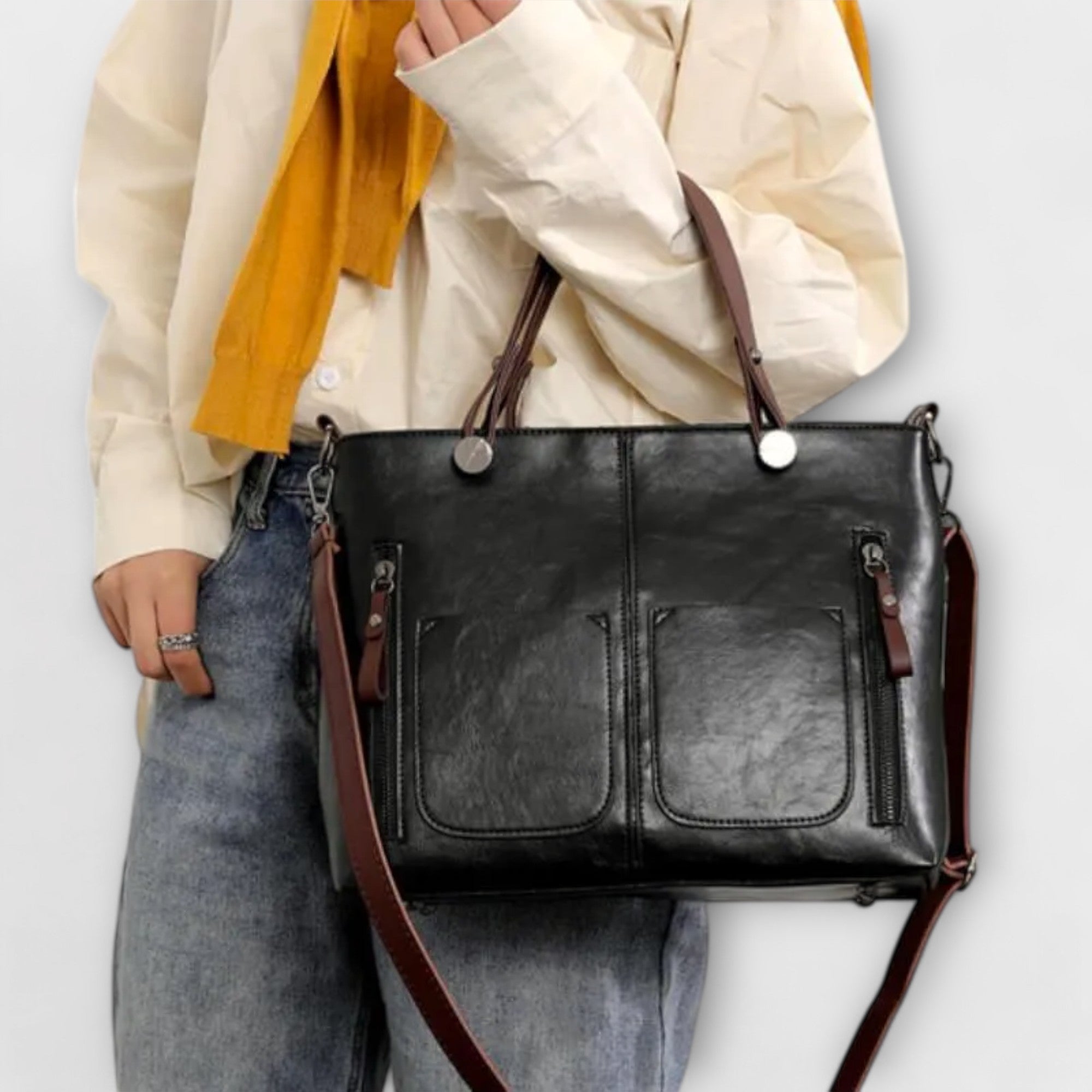 Isabella | Bolso Tote Mujer Moda Cuero