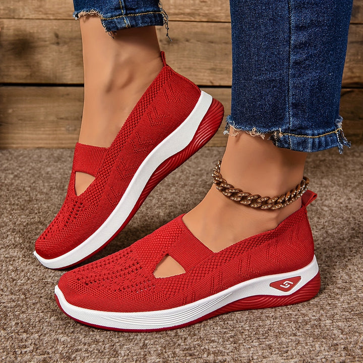Isabella | Zapatillas Slip-On Mujer Punto Calado