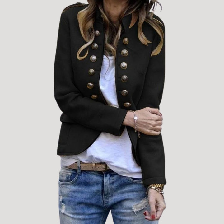 Lara | Chaqueta Militar Entallada Cruzada Mujer