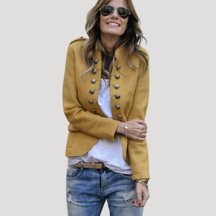 Lara | Chaqueta Militar Entallada Cruzada Mujer