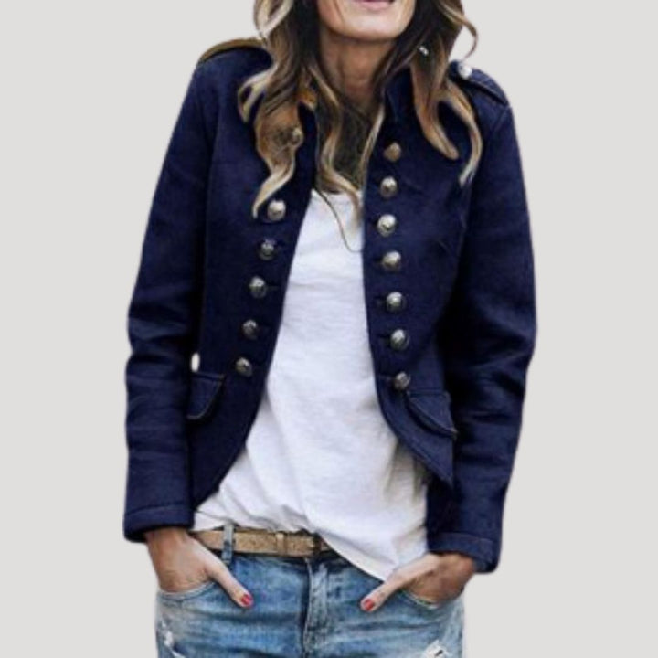 Lara | Chaqueta Militar Entallada Cruzada Mujer