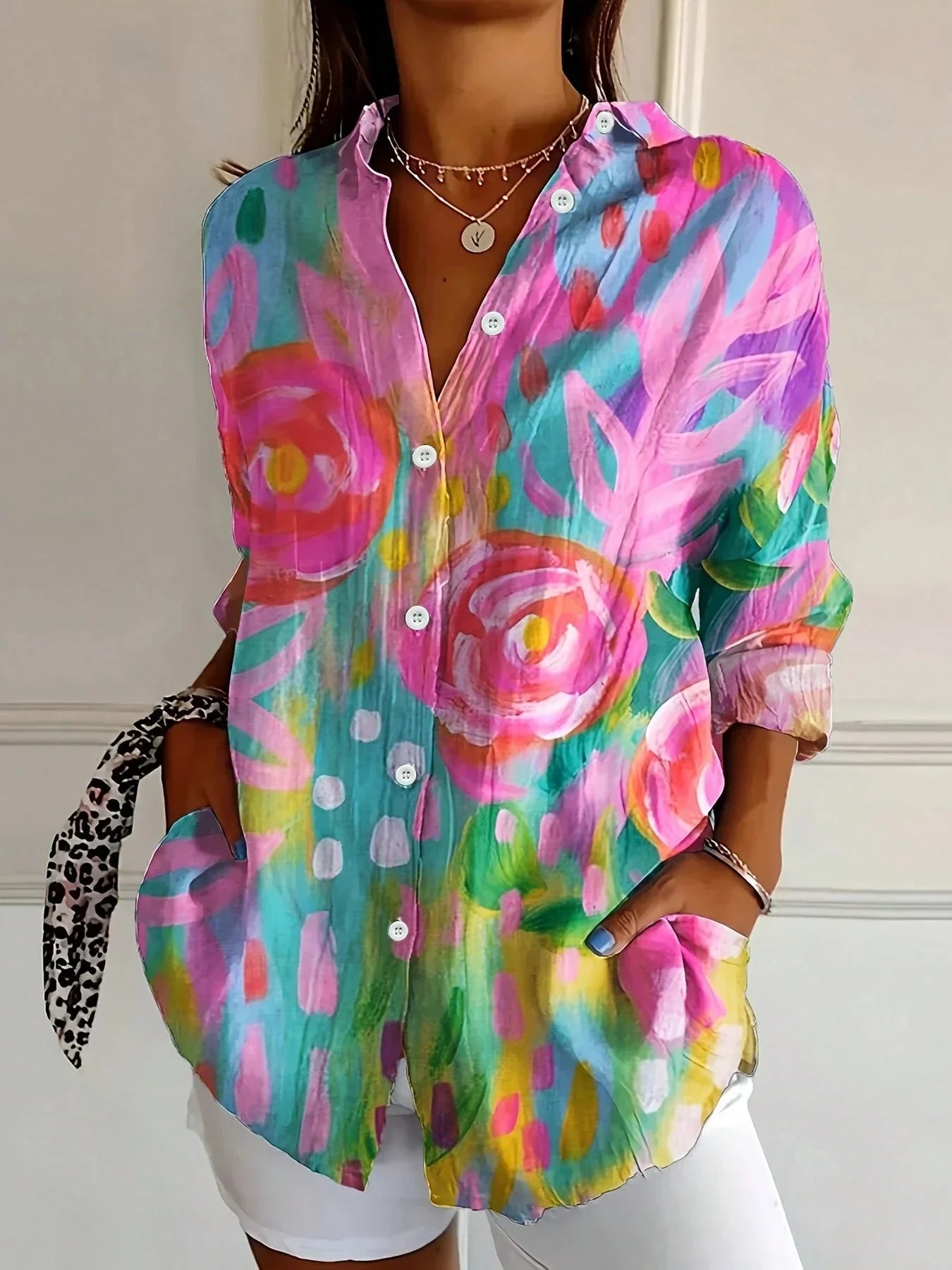 Laura | Blusa Mujer Estampado Moda