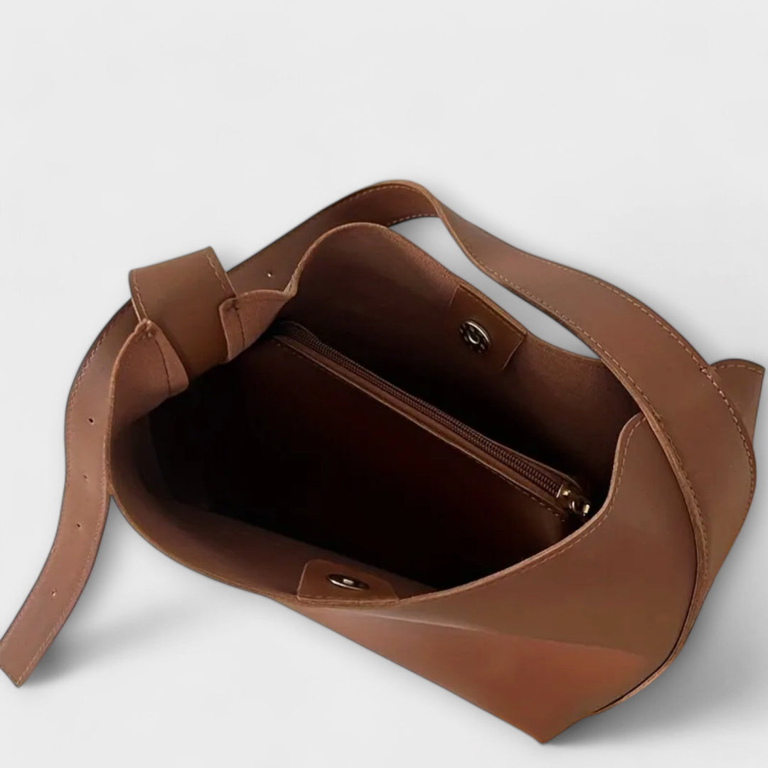 Laura | Bolso de Hombro de Piel Ajustable