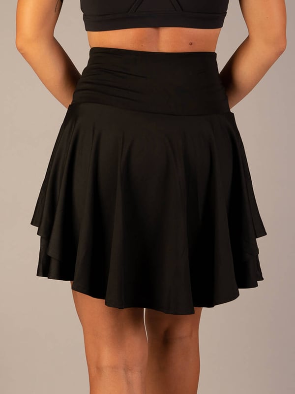 Leila | Falda Mini Plisada Mujer Azul