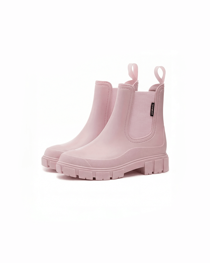 Luca | Botas de Lluvia de Goma con Suela Gruesa y Paneles Elásticos