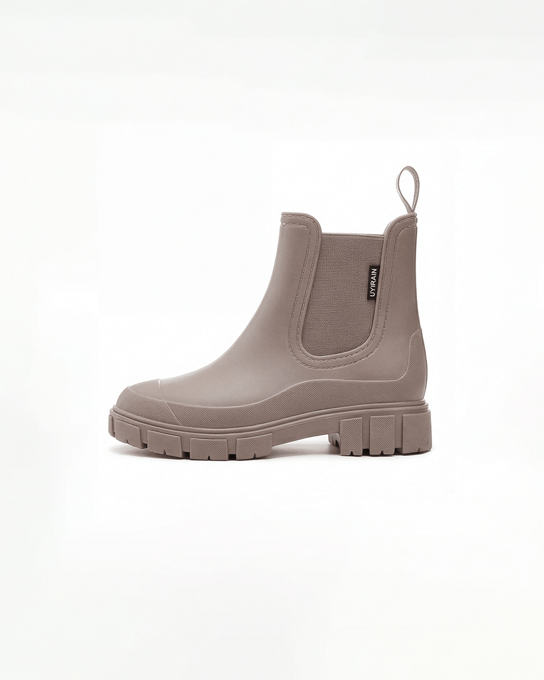 Luca | Botas de Lluvia de Goma con Suela Gruesa y Paneles Elásticos