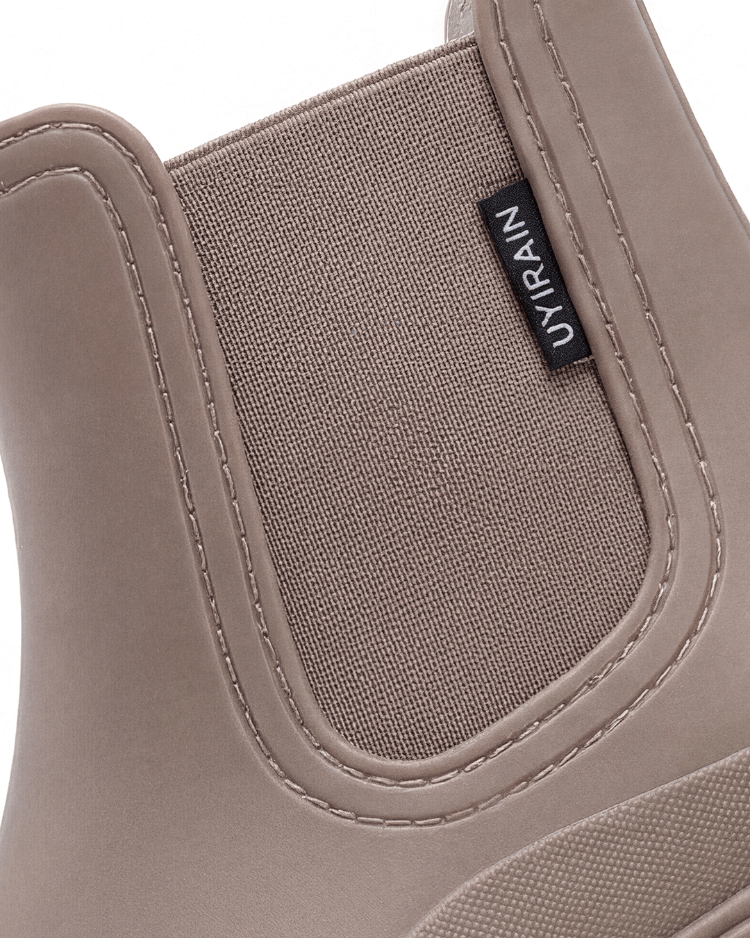 Luca | Botas de Lluvia de Goma con Suela Gruesa y Paneles Elásticos