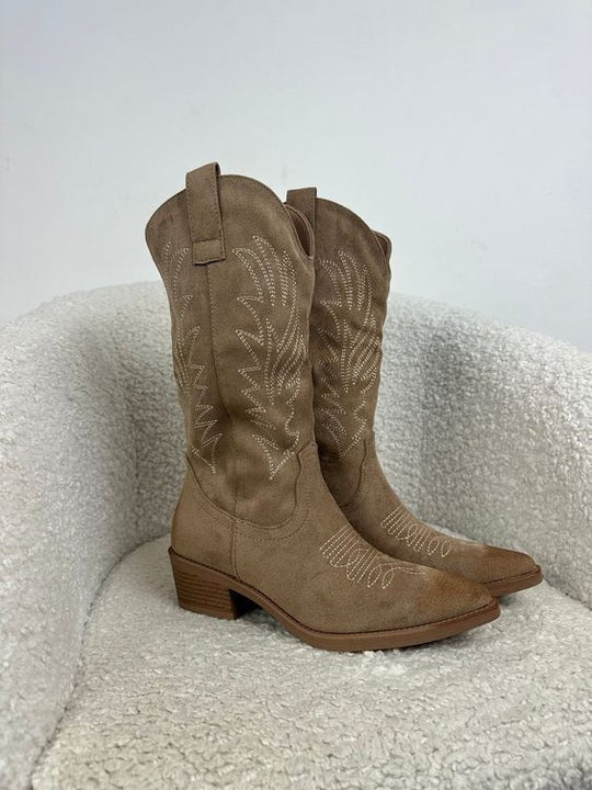 Lucía | Botas Cowboy Mujer Bordadas Metálicas