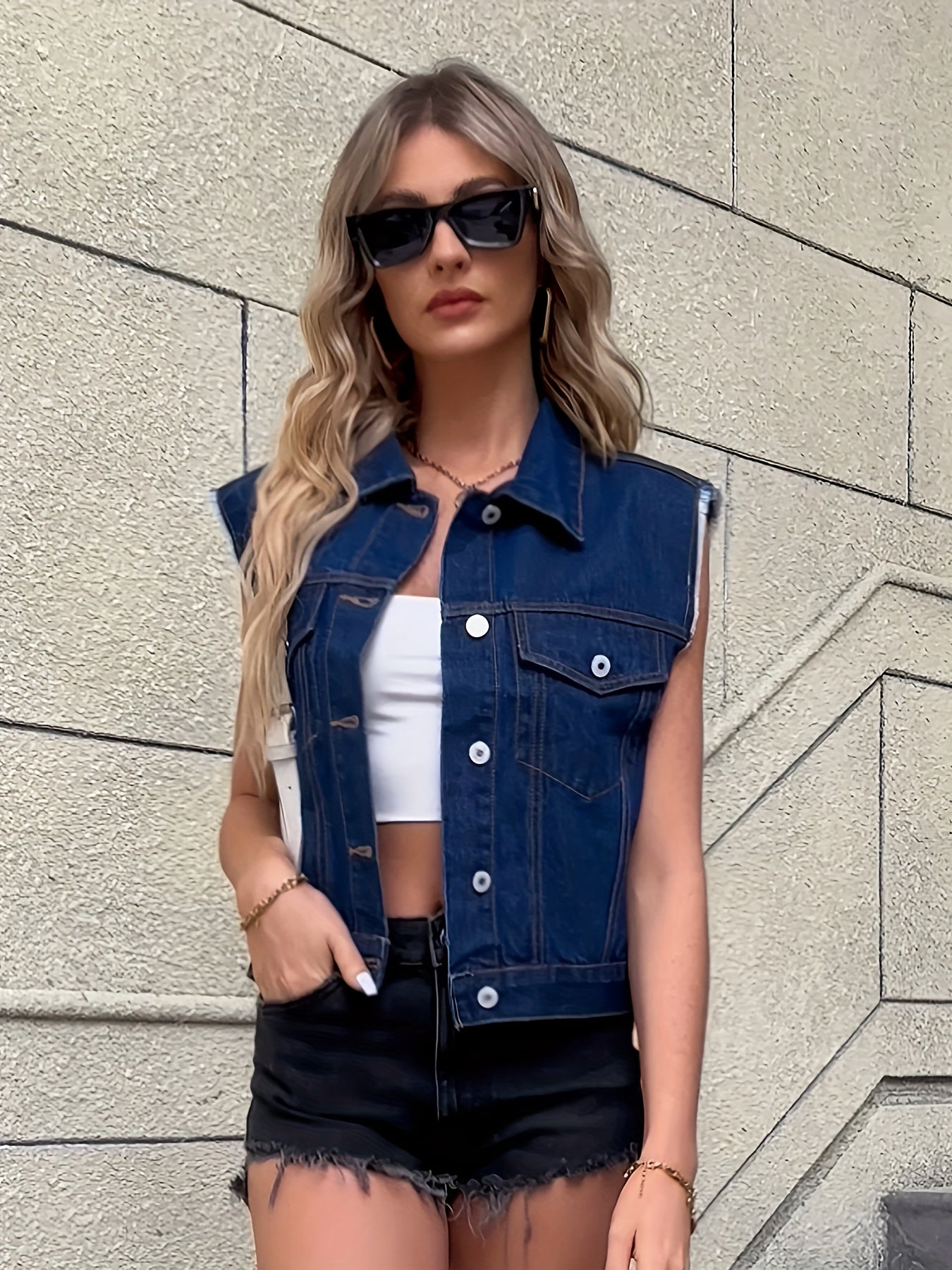 Lucía | Chaleco Vaquero Mujer Moda