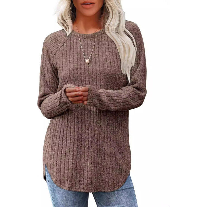 Lucía | Jersey Mujer Manga Larga Cuello Redondo