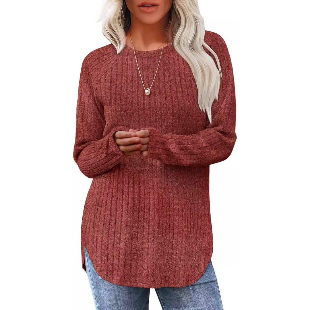 Lucía | Jersey Mujer Manga Larga Cuello Redondo