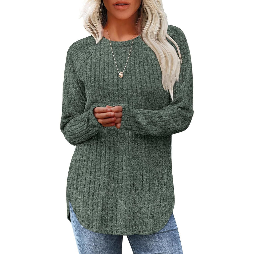 Lucía | Jersey Mujer Manga Larga Cuello Redondo