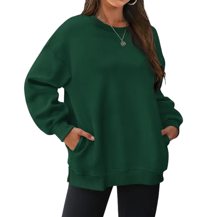 Lucía | Sudadera Oversize Manga Larga con Bolsillos