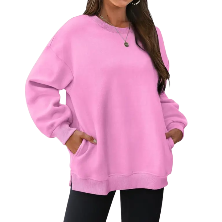 Lucía | Sudadera Oversize Manga Larga con Bolsillos