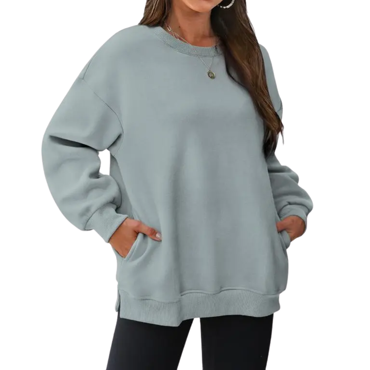 Lucía | Sudadera Oversize Manga Larga con Bolsillos