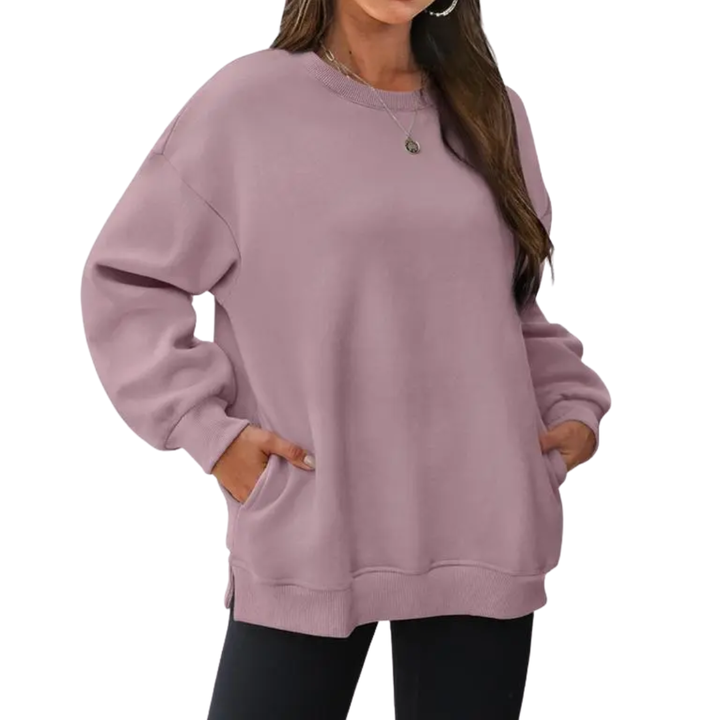 Lucía | Sudadera Oversize Manga Larga con Bolsillos