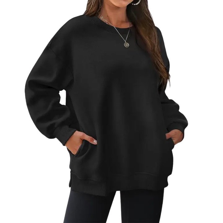 Lucía | Sudadera Oversize Manga Larga con Bolsillos