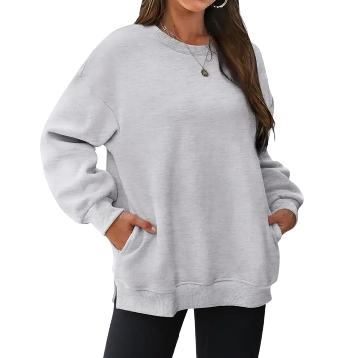 Lucía | Sudadera Oversize Manga Larga con Bolsillos