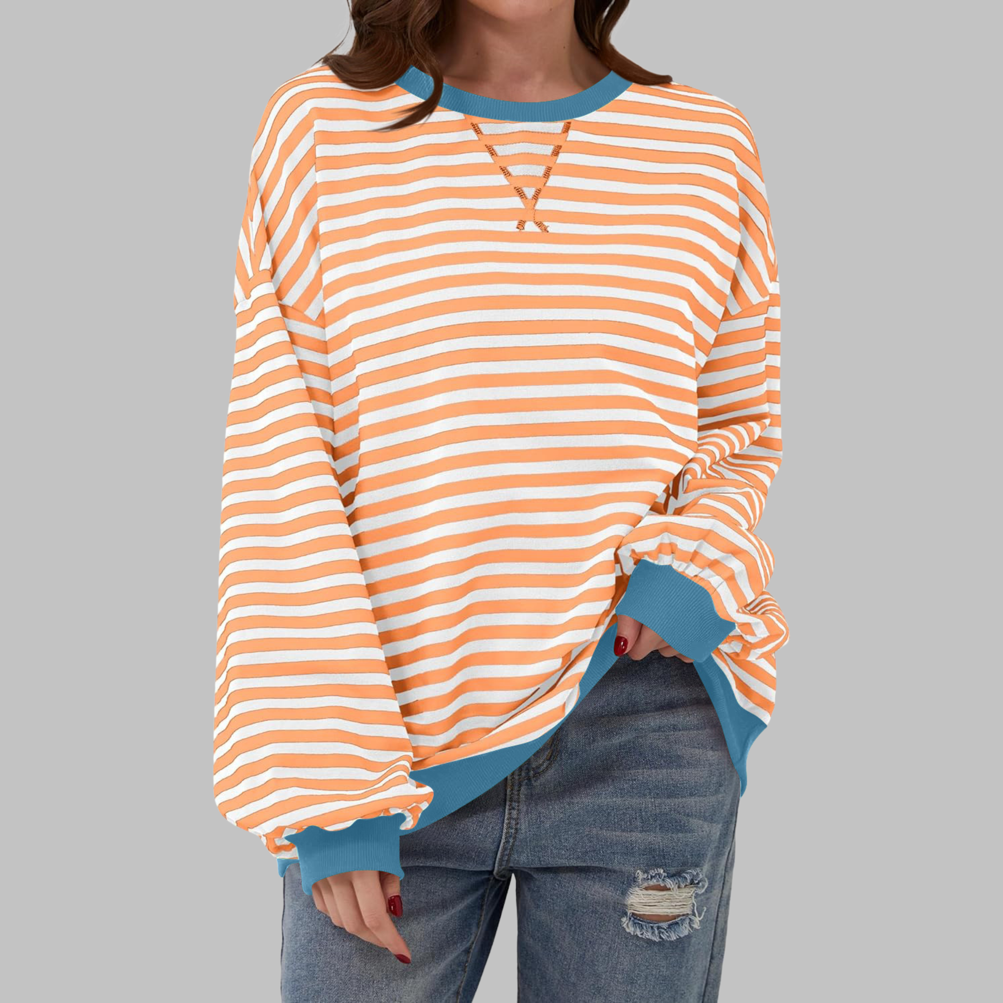 María | Sudadera Ropa Mujer Rayas Moda