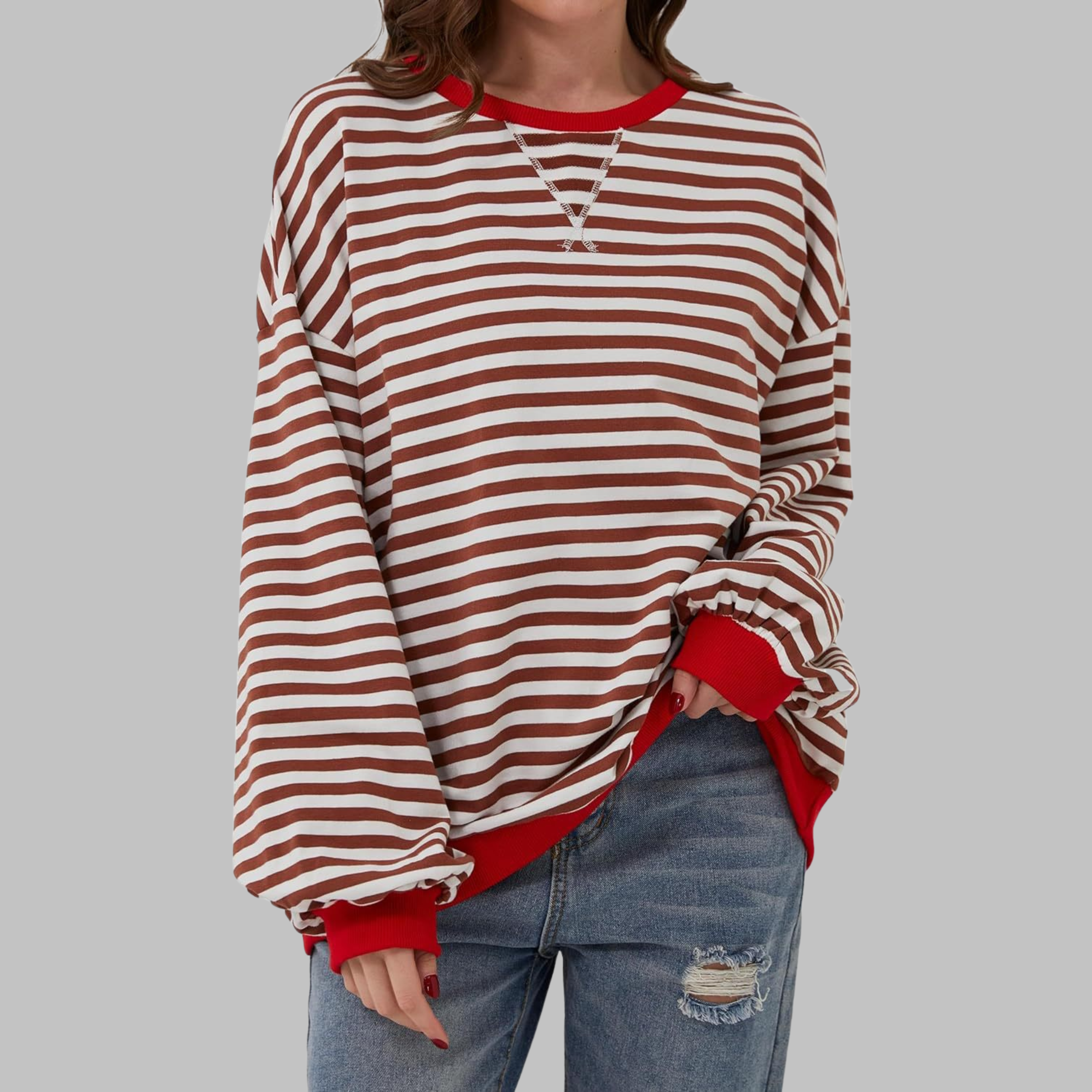 María | Sudadera Ropa Mujer Rayas Moda