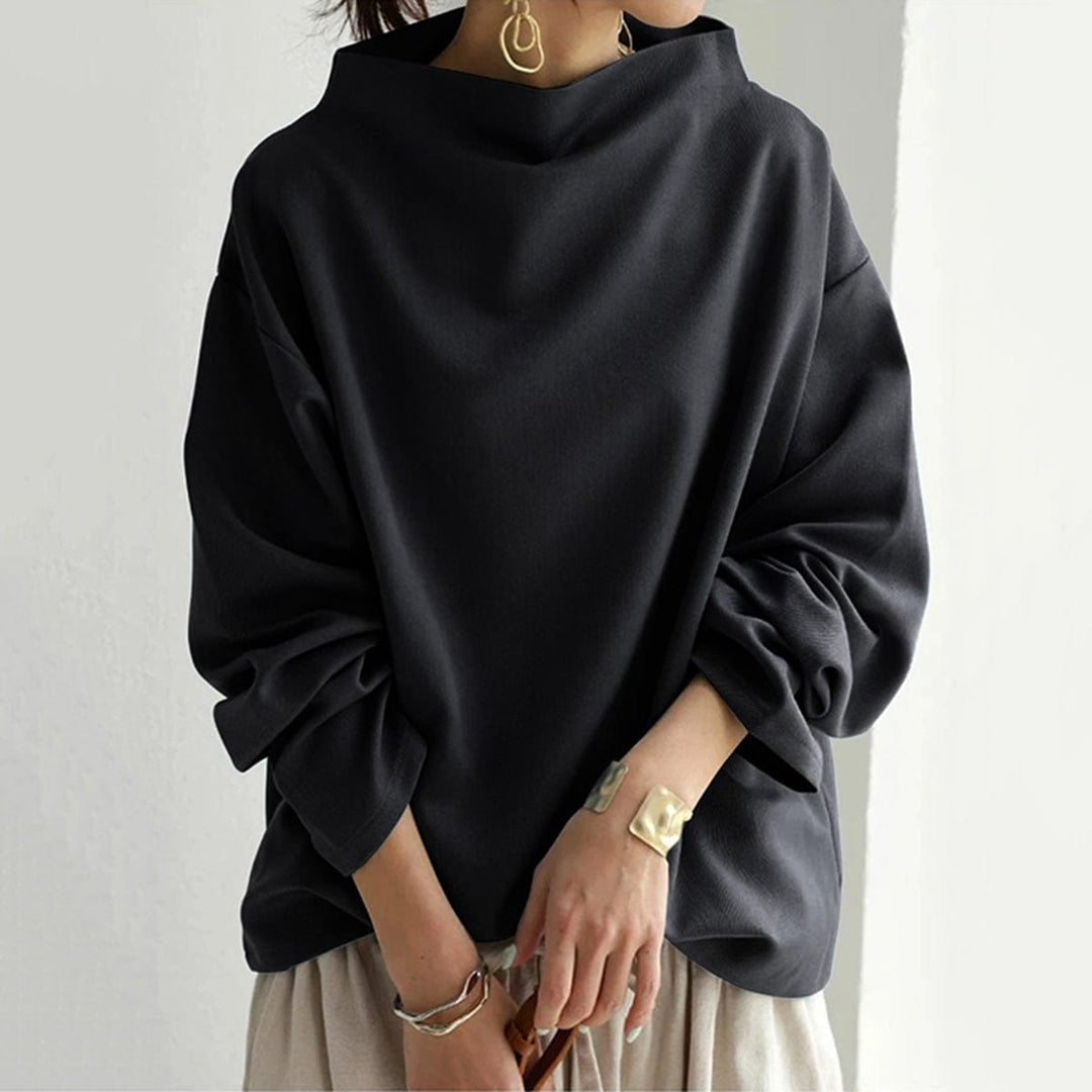 Paula | Blusa Cuello Caja Manga Larga Mujer