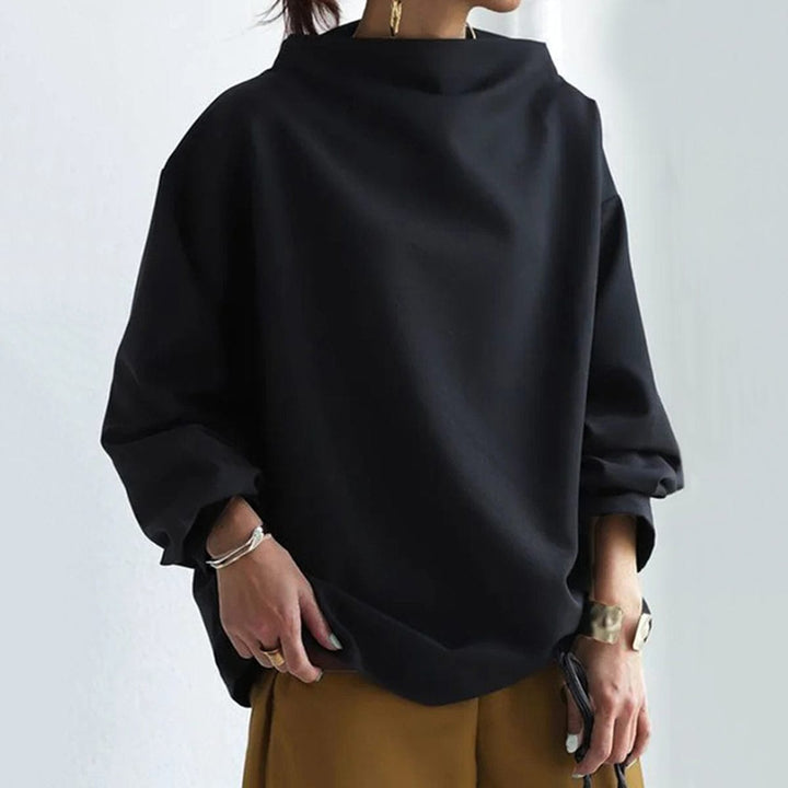 Paula | Blusa Cuello Caja Manga Larga Mujer