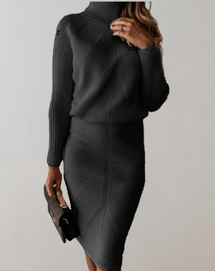 Pilar | Conjunto Punto Mujer Cuello Alto Manga Larga
