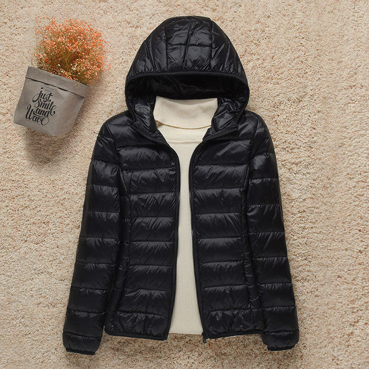 Quinn | Chaqueta Acolchada con Capucha y Cremallera