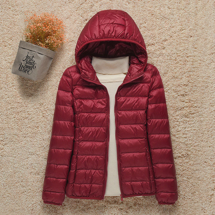 Quinn | Chaqueta Acolchada con Capucha y Cremallera