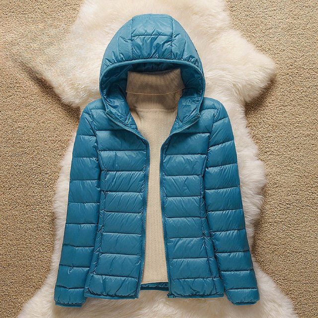 Quinn | Chaqueta Acolchada con Capucha y Cremallera