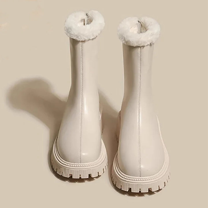 Cristina | Botines de Invierno con Pelo Chunky