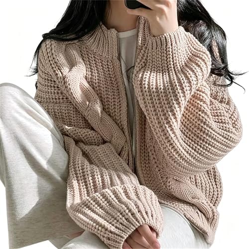 Sofía | Cárdigan de Punto Oversize con Cremallera
