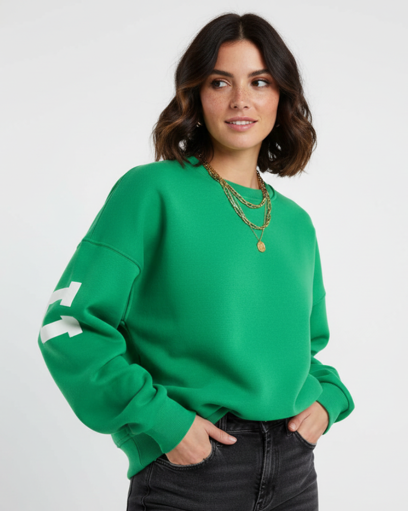 Eva | Sudadera Manga Larga Cuello Redondo
