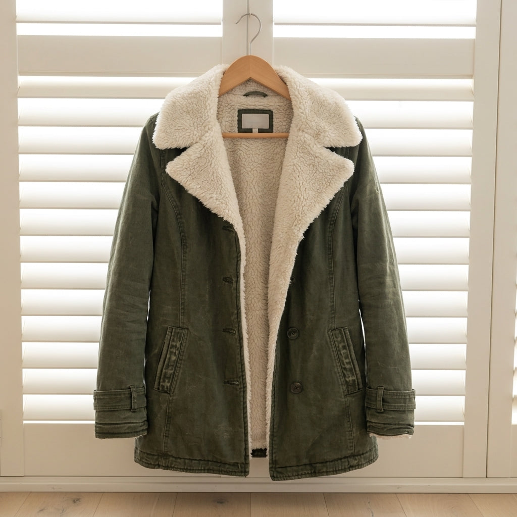 Val | Chaqueta Invierno Forro Borreguito Bolsillos