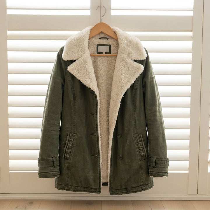 Val | Chaqueta Invierno Forro Borreguito Bolsillos