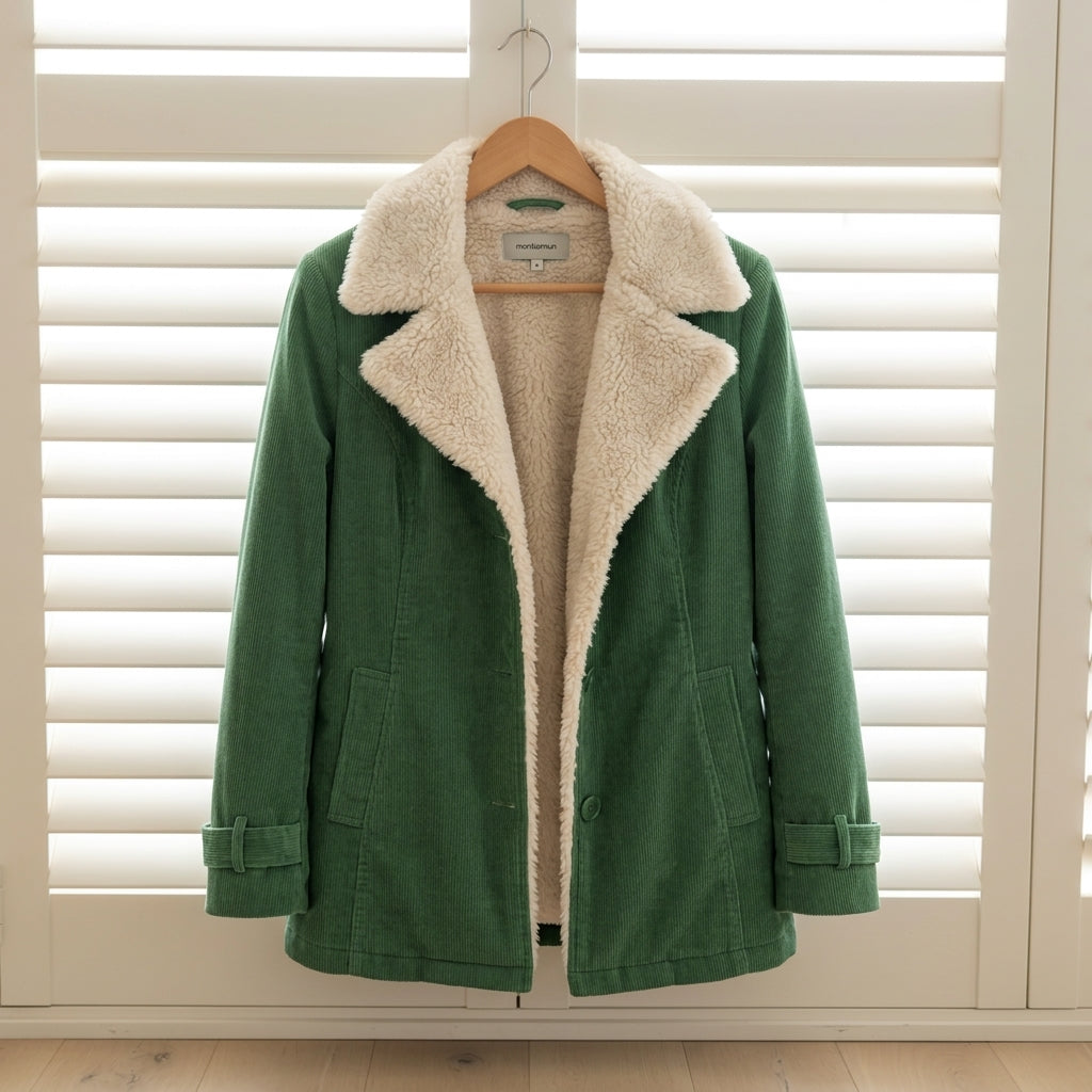 Val | Chaqueta Invierno Forro Borreguito Bolsillos