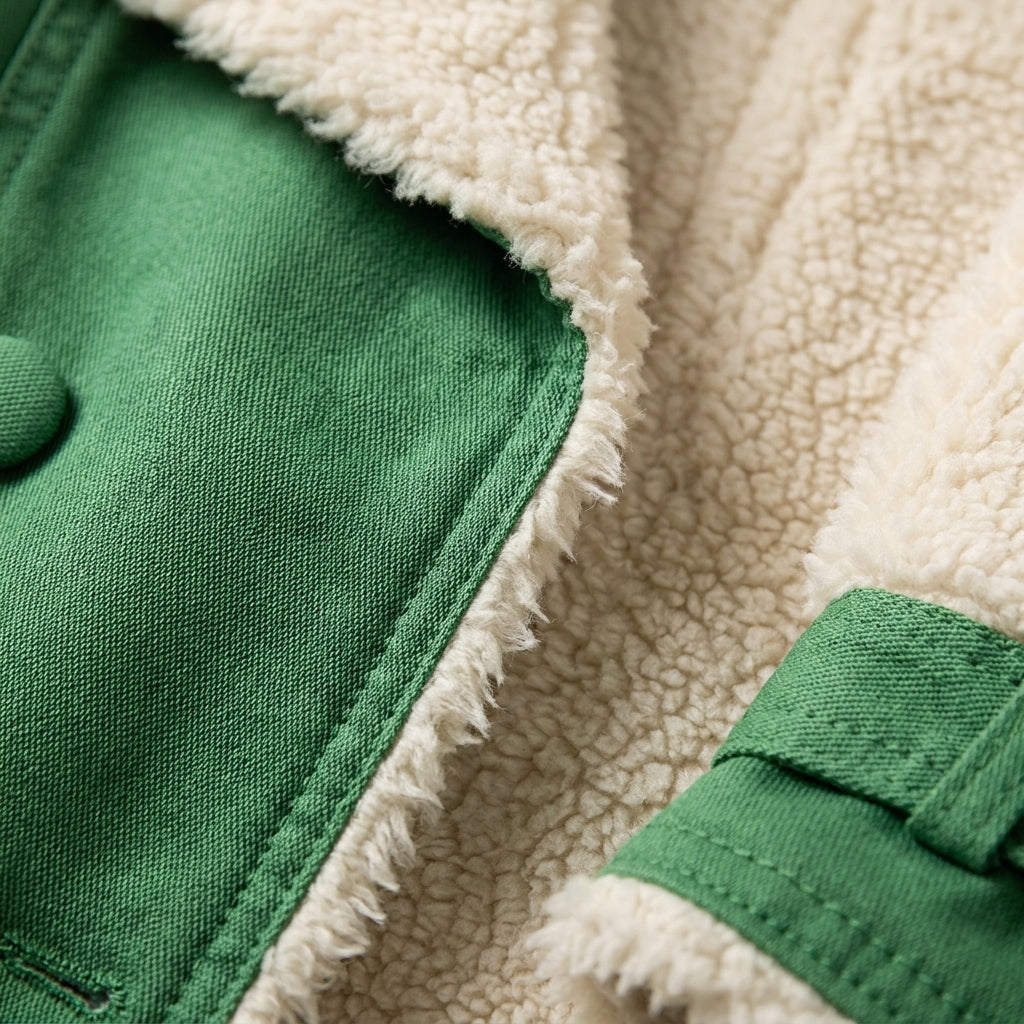 Val | Chaqueta Invierno Forro Borreguito Bolsillos