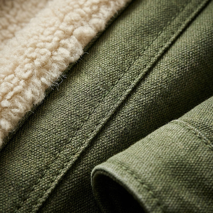 Val | Chaqueta Invierno Forro Borreguito Bolsillos