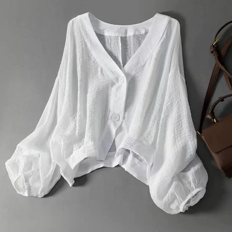 Valentina | Blusa Mujer Manga Larga Botones