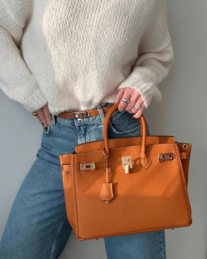 Valentina | Bolso Tote de Piel Solapa